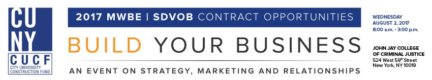 CACCI Partner Event - CUNY 2017 MWBE/SDVOB Contract Opportunities
